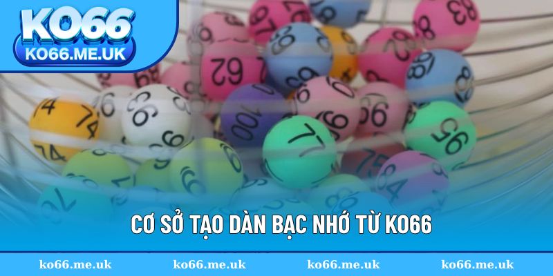 Cơ sở tạo dàn bạc nhớ từ KO66